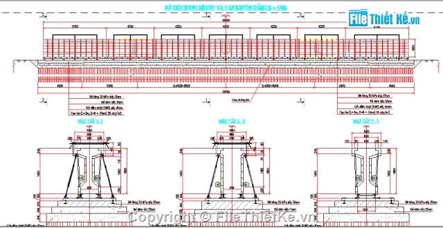 chi tiết cấu tạo,Bản vẽ dầm T,Bản vẽ dầm L=15m,Bản vẽ dầm I=12.5m,Bản vẽ